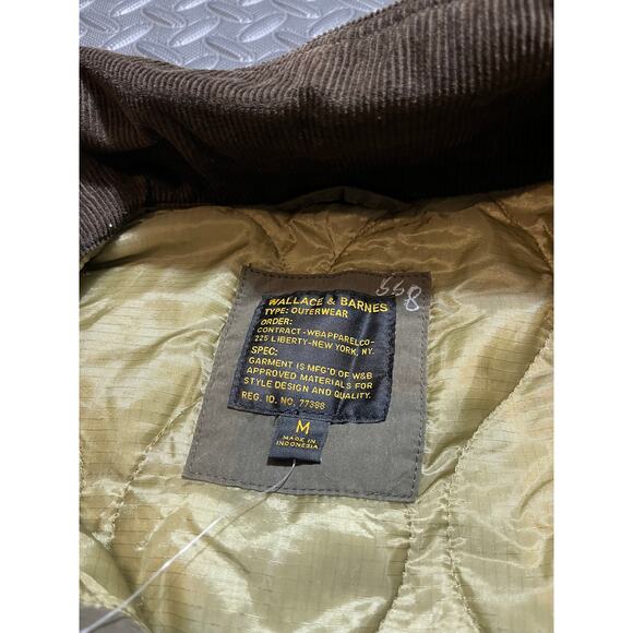 J.Crew Wallace & Barnes Men's Medium Insulated Coach's Jacket PrimaLoft Green - Picture 4 of 9